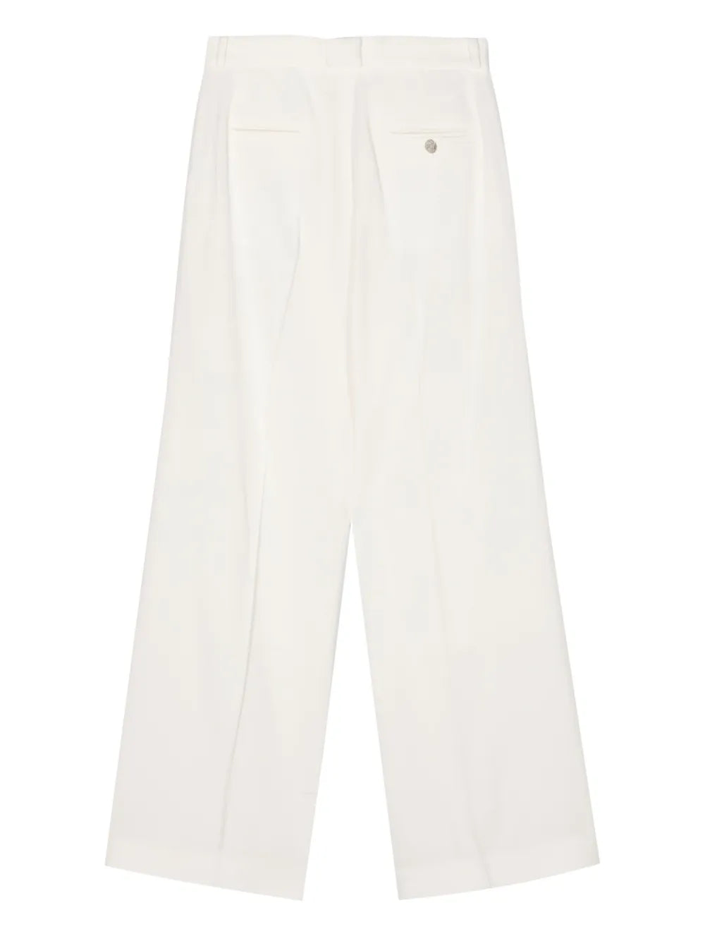 Mid-Rise Straight-Leg Trousers