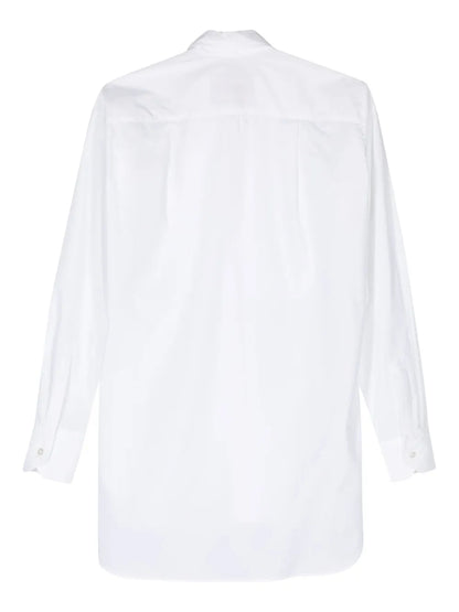 Panel-Detail Poplin Shirt