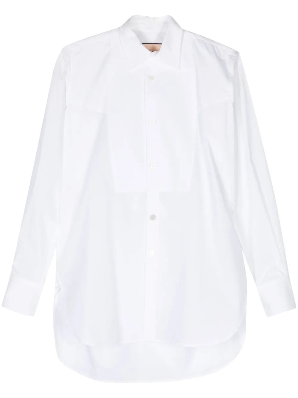Panel-Detail Poplin Shirt