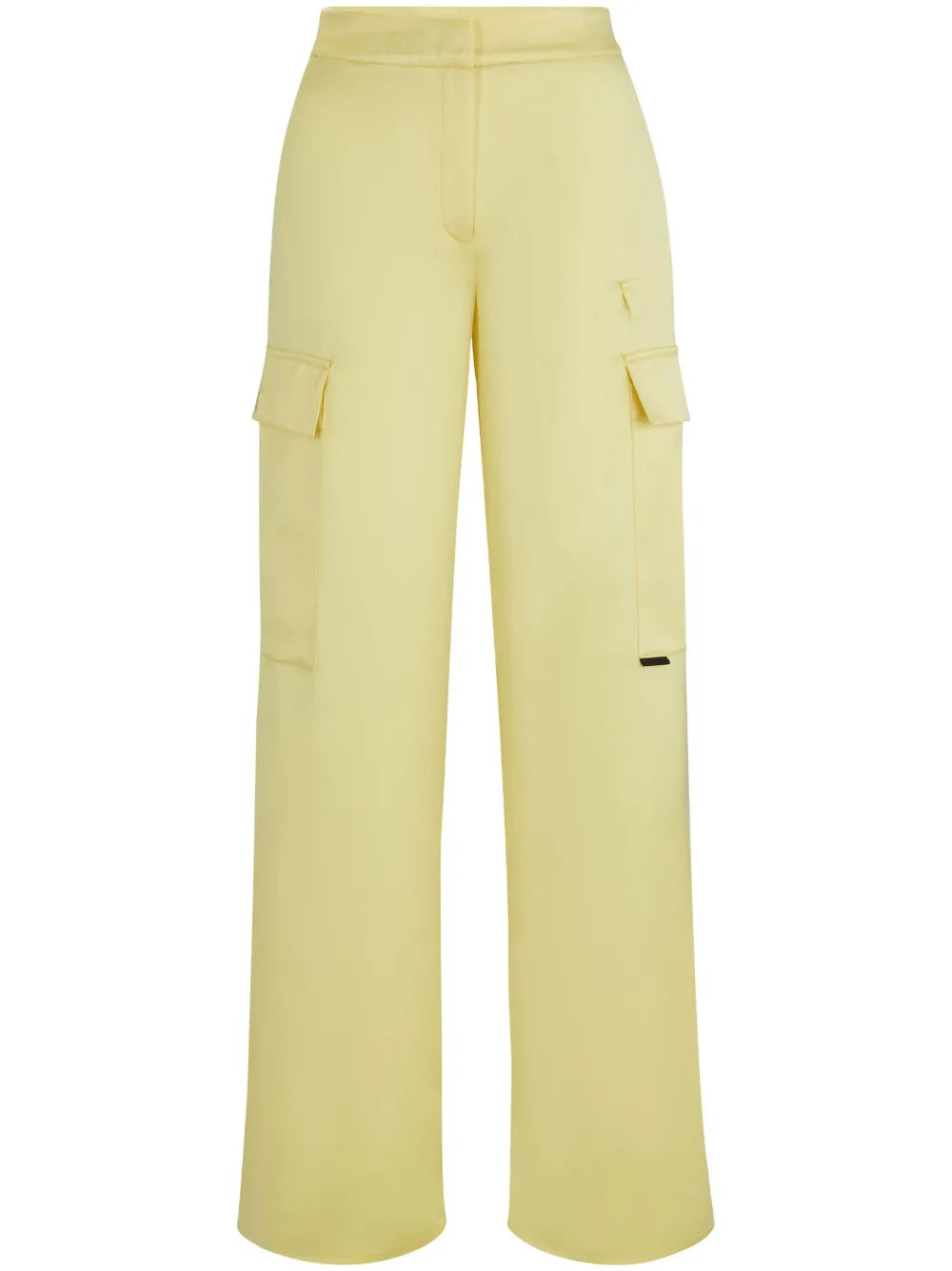 High-Waisted Straight Trousers