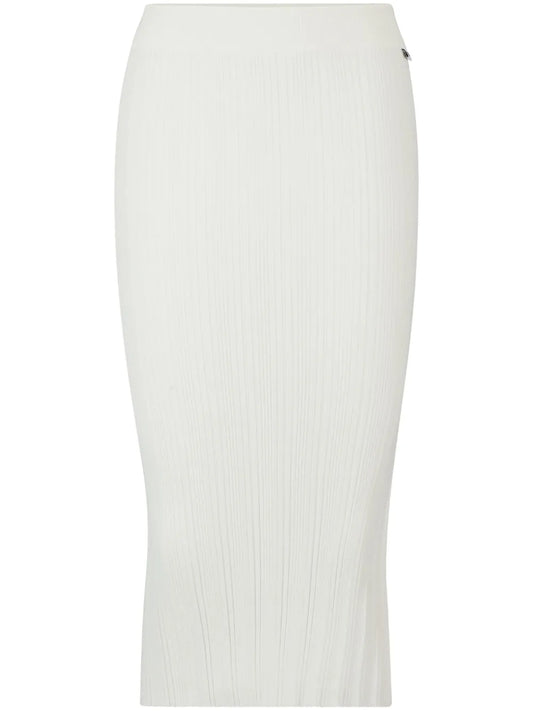 Ribbed-Knit Tube Skirt