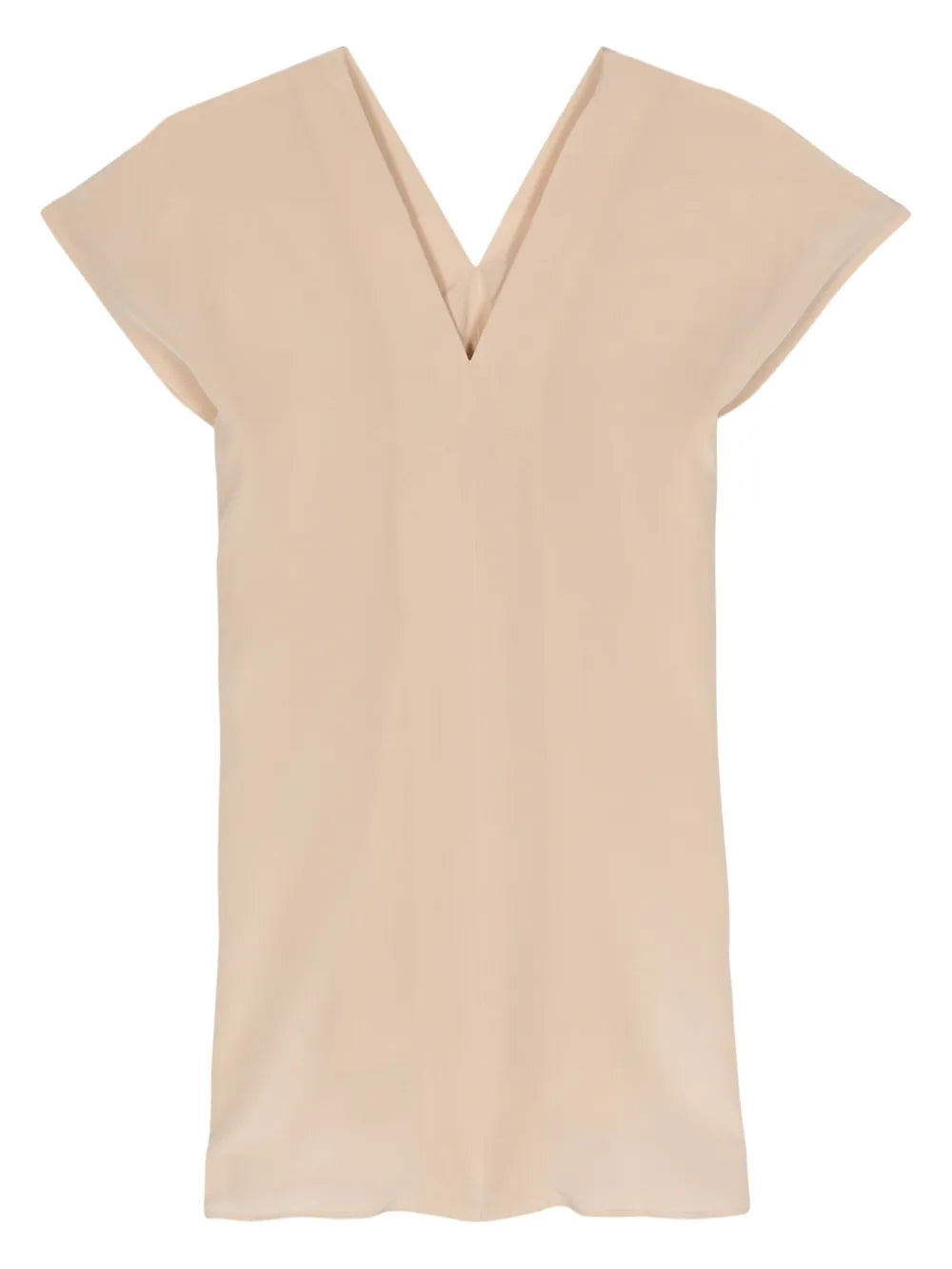 V-Neck Crepe Silk Blouse