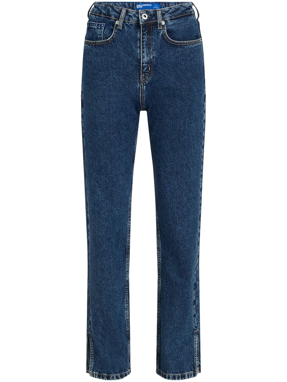 High-Rise Straight-Leg Jeans