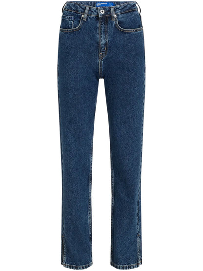 High-Rise Straight-Leg Jeans
