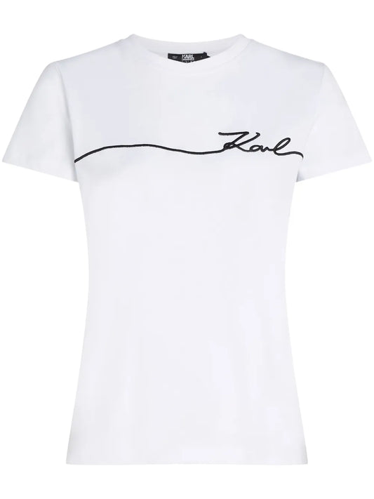 Logo-Embroidered Crew-Neck T-Shirt