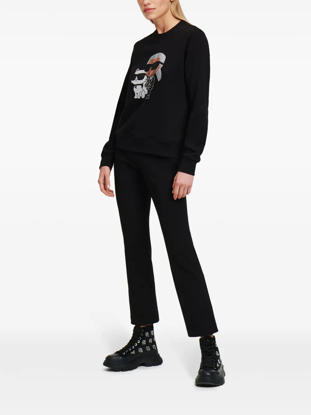 Ikon Rhinestone-Embellished Sweatshirt