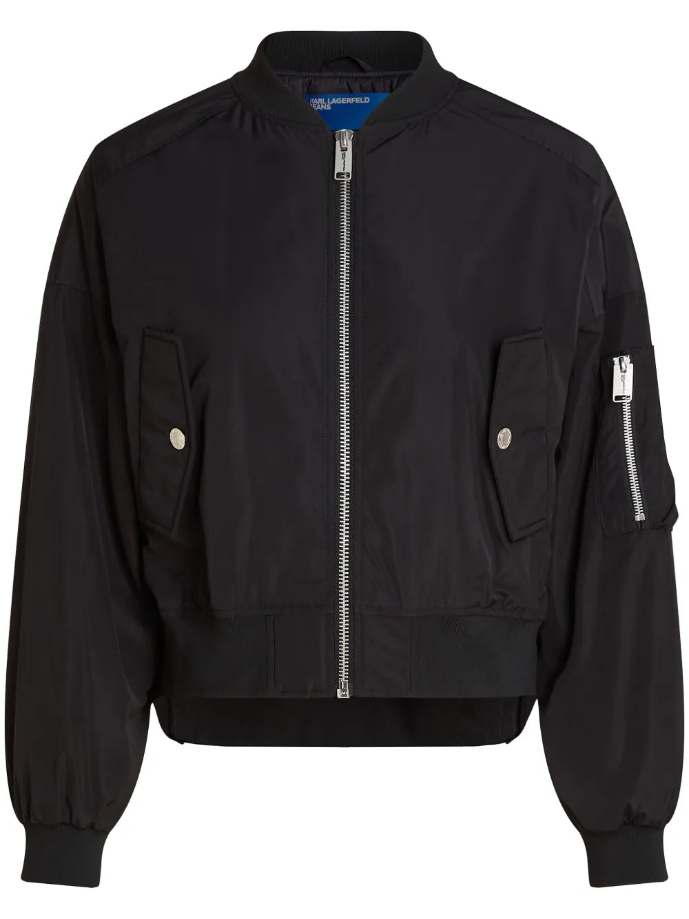 Logo-Appliqué Bomber Jacket