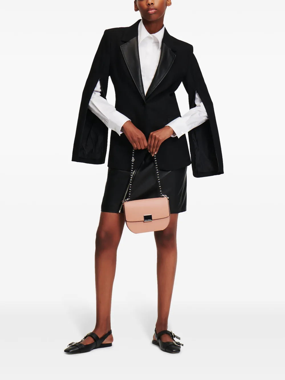 Slit-Sleeve Tailored Blazer