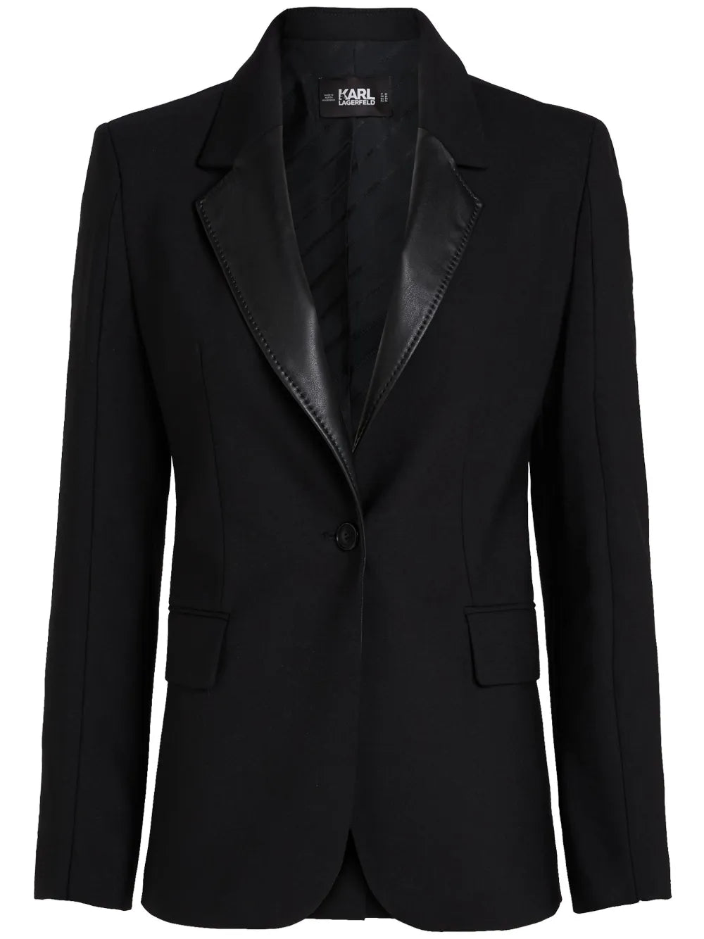 Slit-Sleeve Tailored Blazer