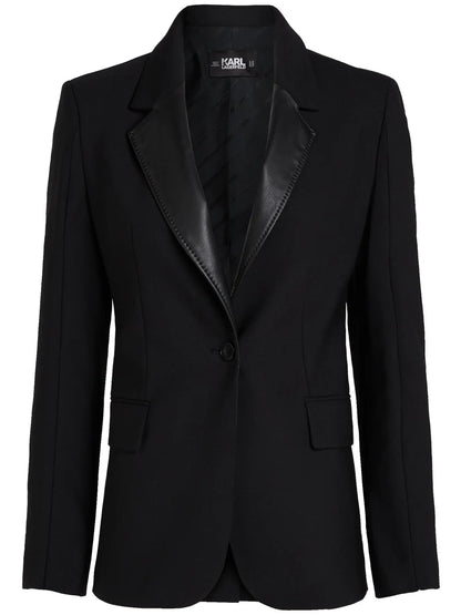 Slit-Sleeve Tailored Blazer