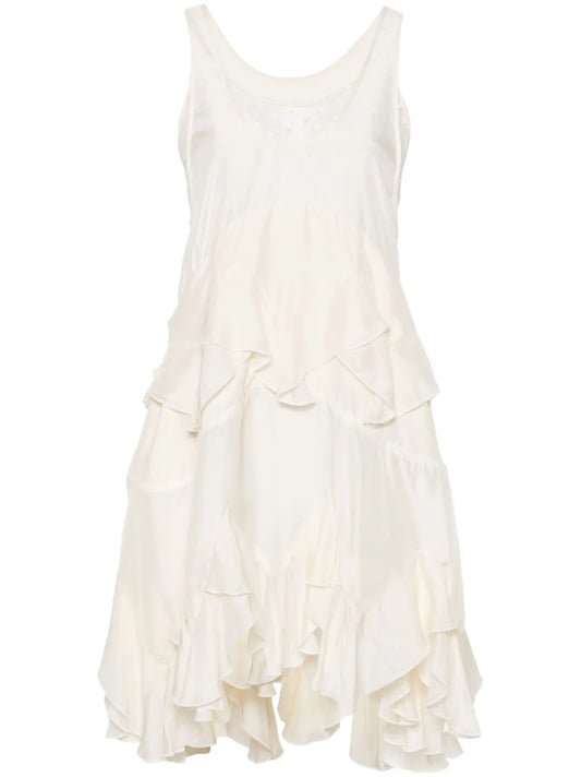 Ruffled Midi Dress