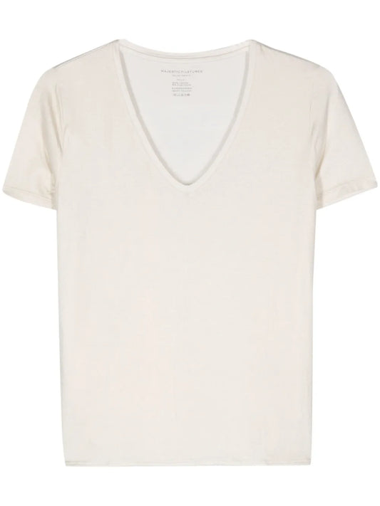 Metallic-Threading T-Shirt