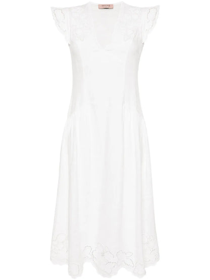 Kleid Linen Midi Dress