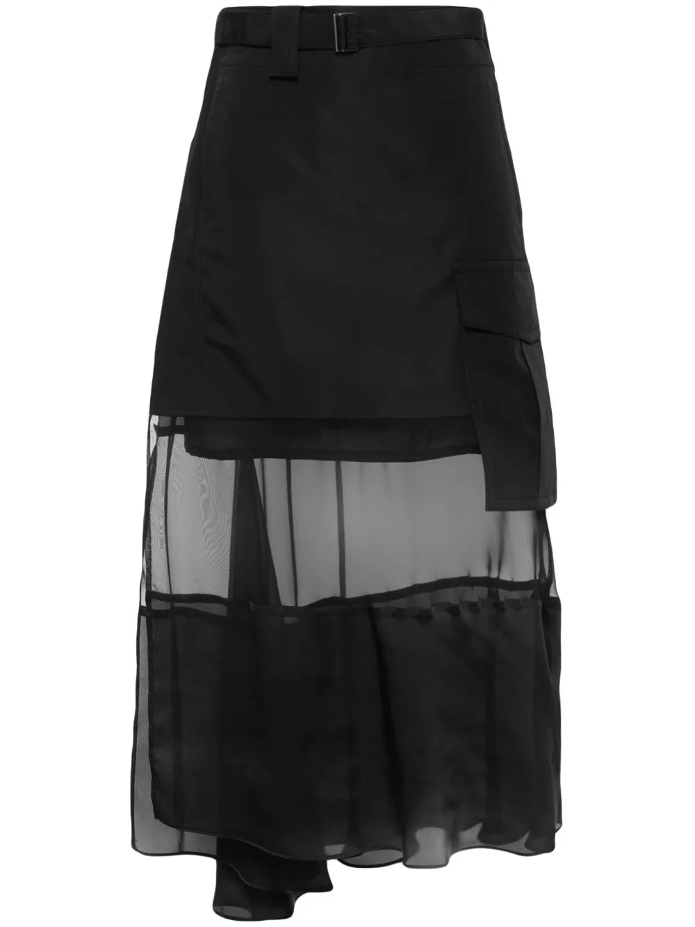 Asymmetric Midi Skirt