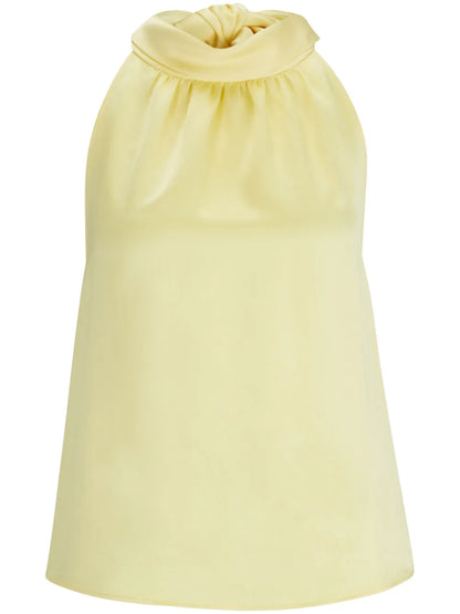 Halterneck Satin Blouse
