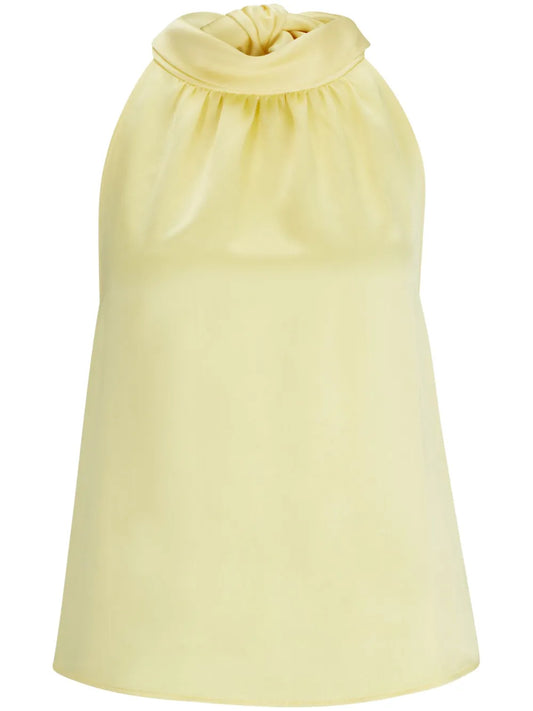 Halterneck Satin Blouse