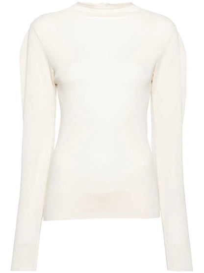 Mock-Neck Seamless Top