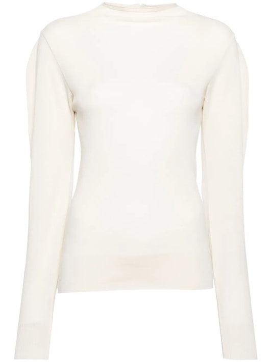 Mock-Neck Seamless Top