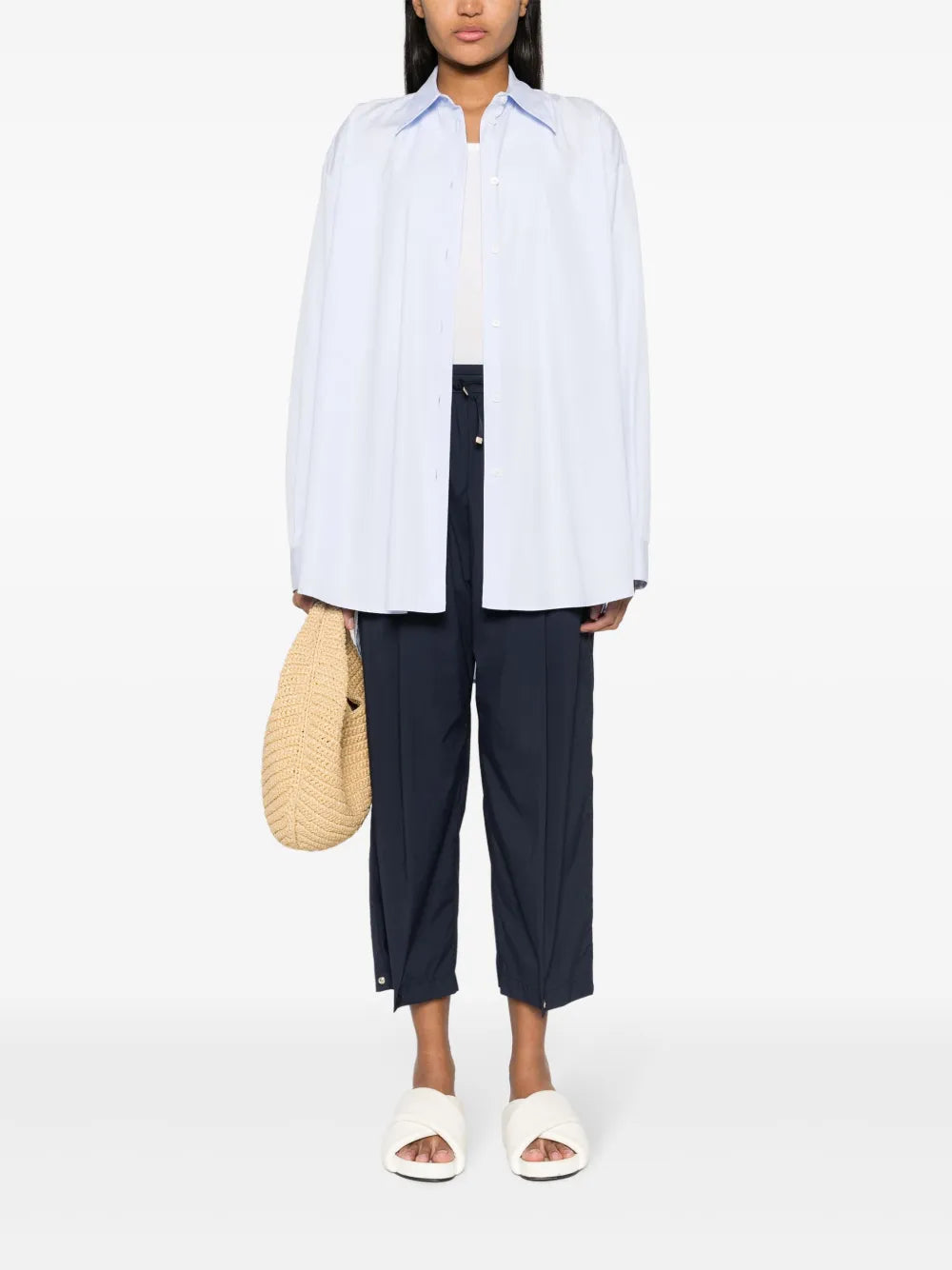 Lightweight Cropped Trousers