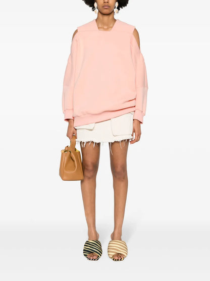 Sushi Cold-Shoulder Sweatshirt