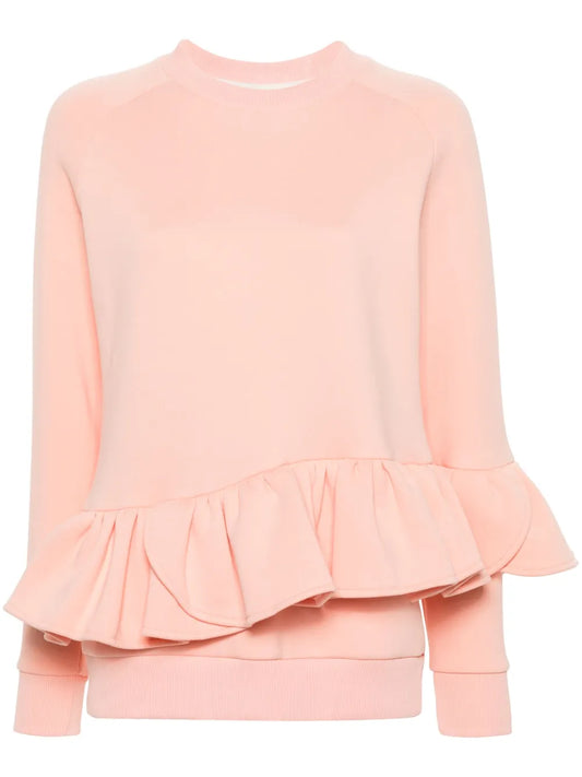 Toffee Peplum Sweatshirt
