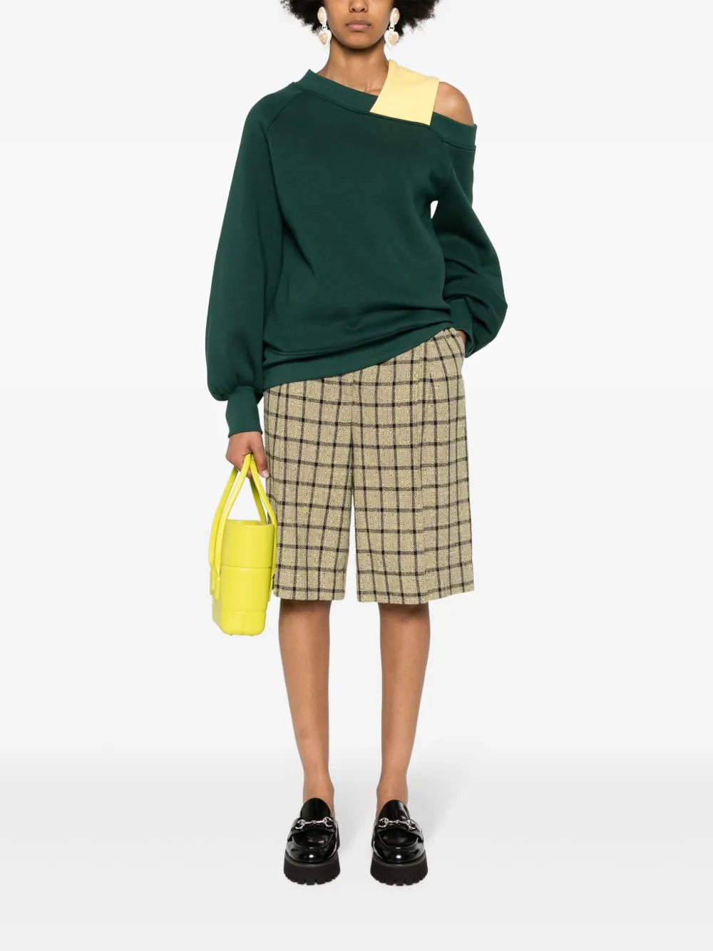 Nutmeg Off-Shoulder Sweatshirt