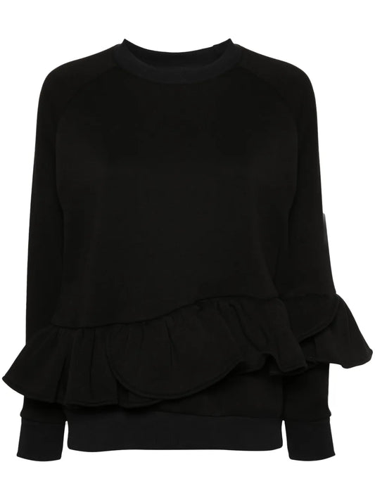 Liquorice Peplum Sweatshirt