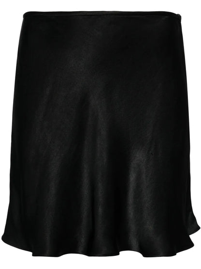 Low-Rise Fluted Skirt