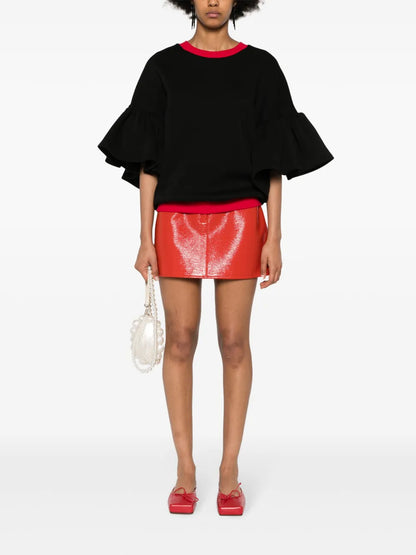 Pepper Contrasting-Trim Sweatshirt