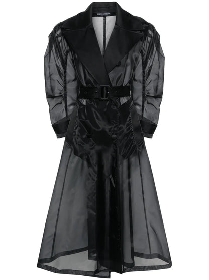 Double-Breasted Long Coat