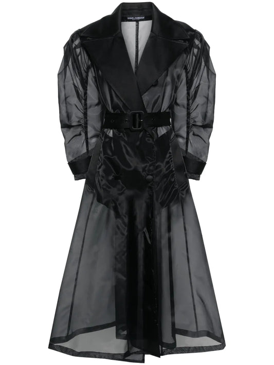 Double-Breasted Long Coat