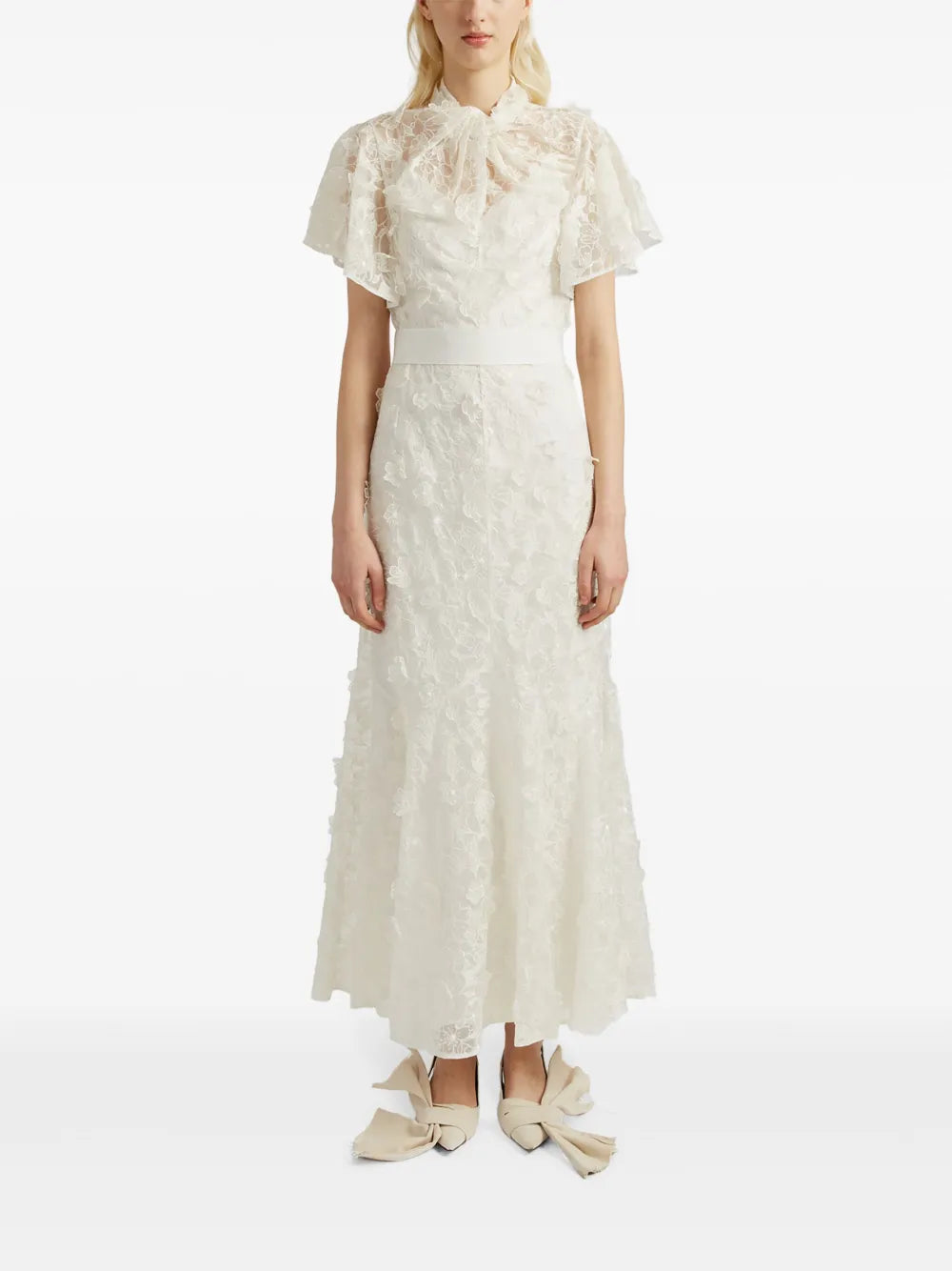 Celestina Cutwork-Organza Dress