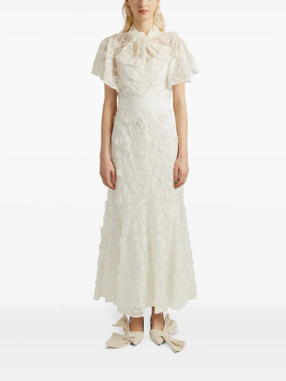 Celestina Cutwork-Organza Dress