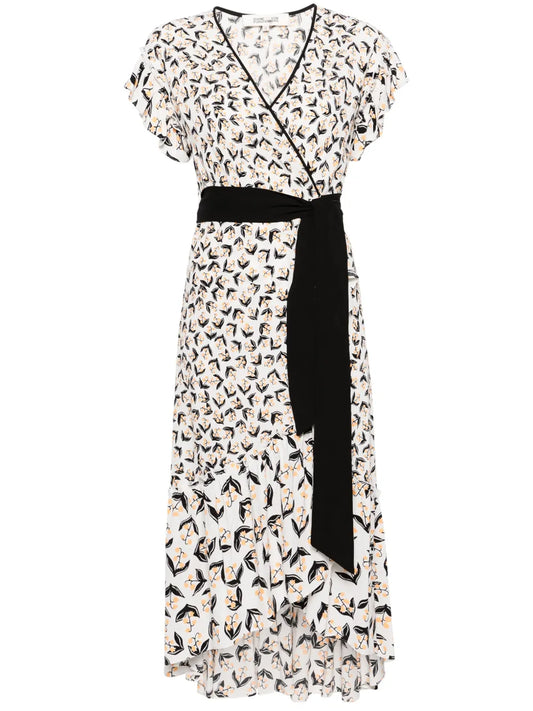 Violla Floral-Print Wrap Dress