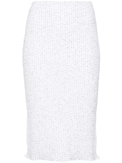 Sequin-Embellished Pencil Skirt