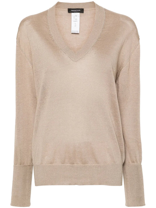 Bead-Embellished Jumper