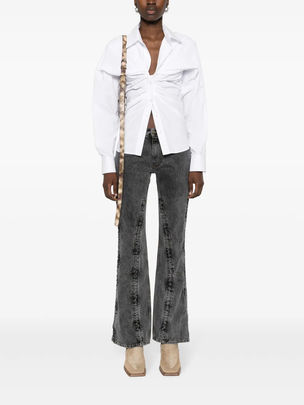 Faded Bootcut Jeans