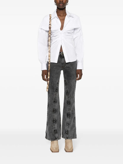 Faded Bootcut Jeans