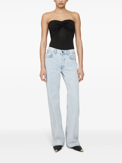 Hugh High-Rise Wide-Leg Jeans