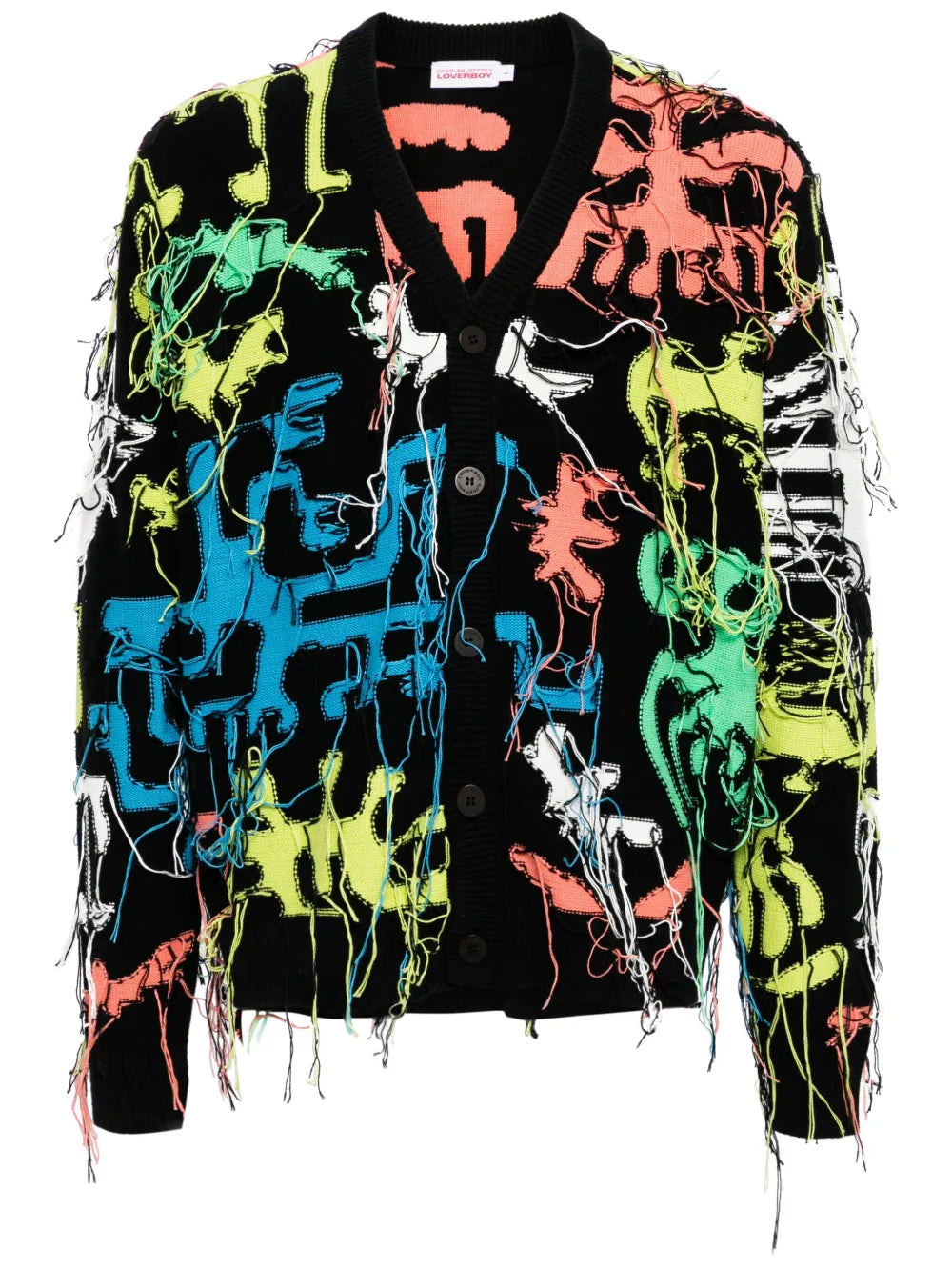 Fringed Cotton Cardigan