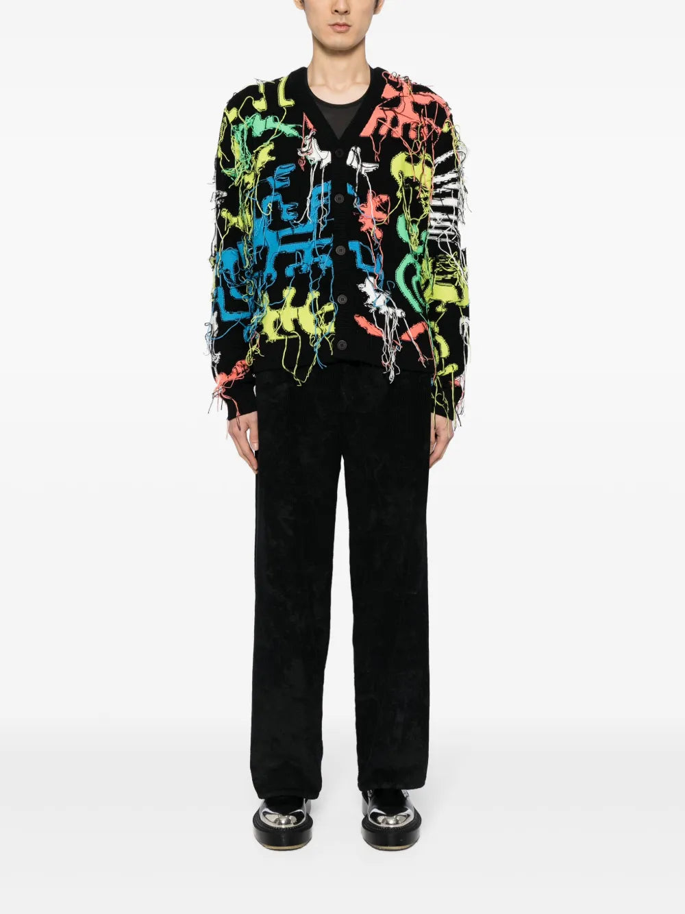 Fringed Cotton Cardigan