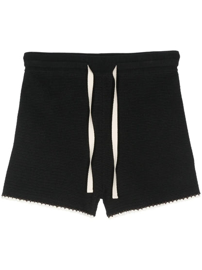 Knitted Cotton Shorts
