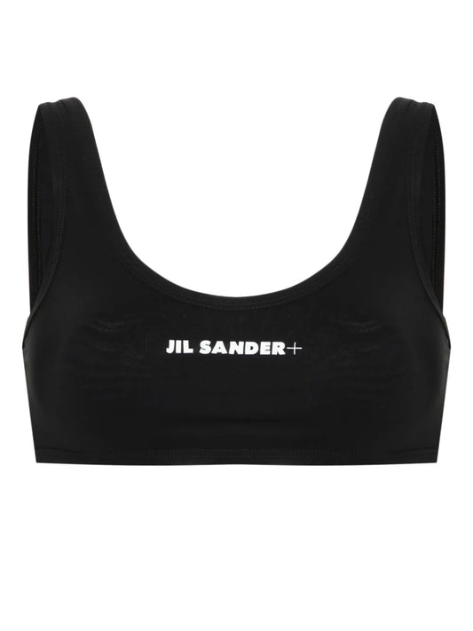Logo-Print Bikini Top