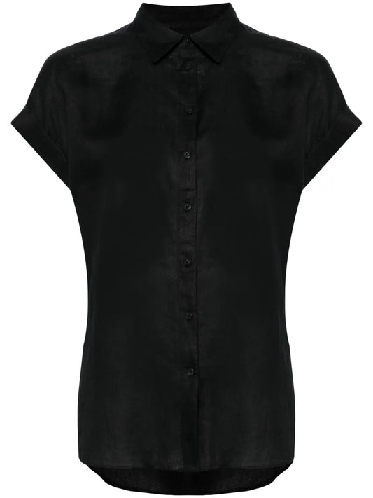 Button-Up Linen Shirt