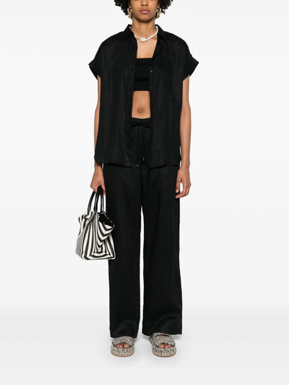 Button-Up Linen Shirt