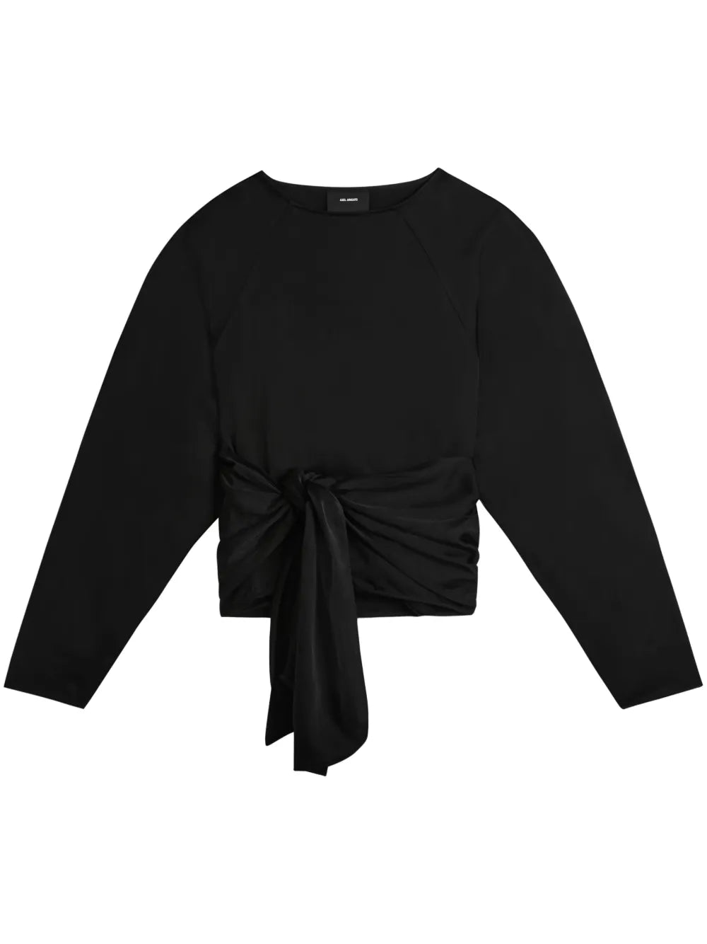Diana Tie-Front Satin Top