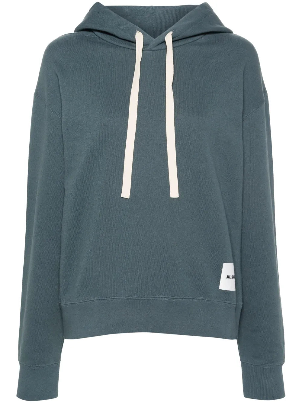 Appliqué-Logo Cotton Hoodie
