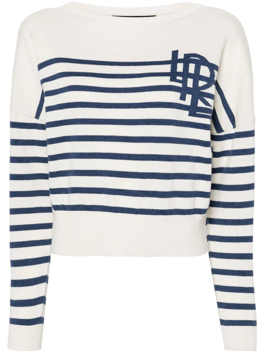 Hainvette Striped Cotton Jumper