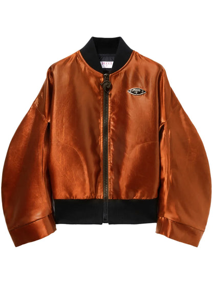 Logo-Plaque Bomber Jacket