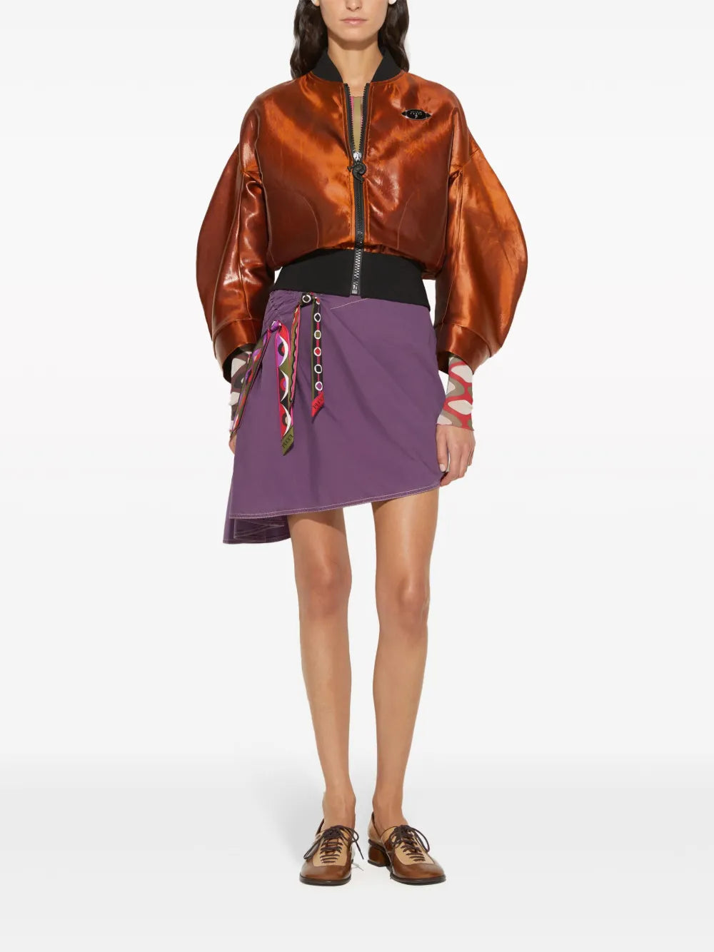 Logo-Plaque Bomber Jacket